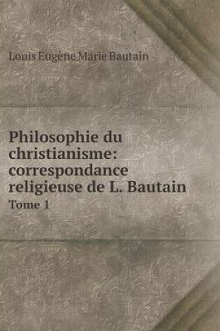 Cover of Philosophie du christianisme