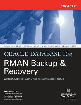 Book cover for Oracle Database 10g RMAN Backup & Recovery