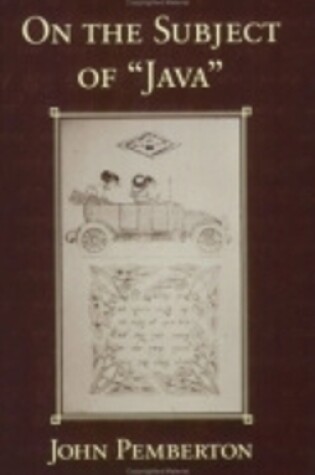 Cover of On the Subject of "Java"