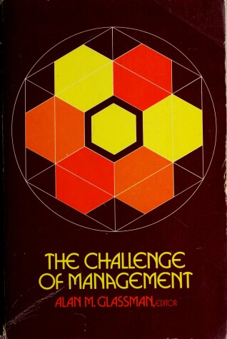 Book cover for Challenge of Management