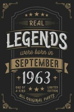 Cover of Real Legends were born in September 1963