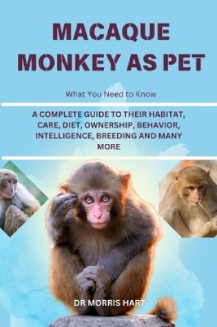 Cover of Macaque Monkey as Pet