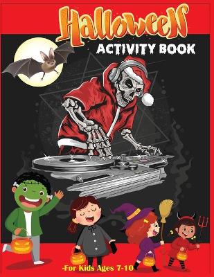 Book cover for Halloween Activity Book For Kids Ages 7-10