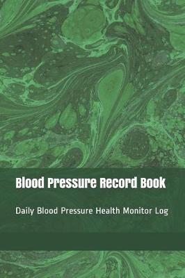 Book cover for Blood Pressure Record Book