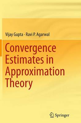 Book cover for Convergence Estimates in Approximation Theory