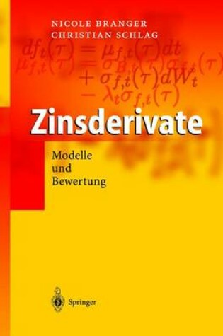 Cover of Zinsderivate