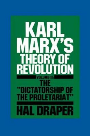 Cover of Karl Marxa (Tm)S Theory of Revolution III
