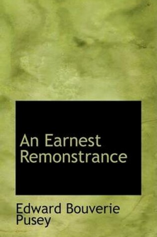 Cover of An Earnest Remonstrance