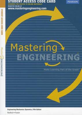 Book cover for Mastering Engineering -- Access Card -- for Engineering Mechanics