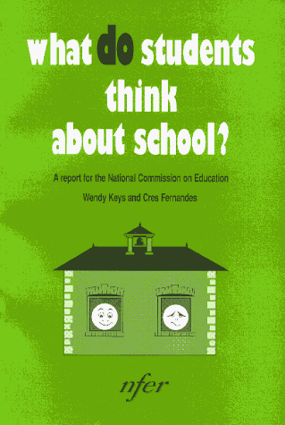 Book cover for What Do Students Think About School?