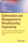 Book cover for Optimization and Management in Manufacturing Engineering