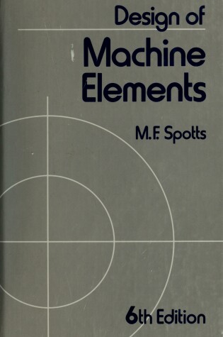 Cover of Design of Machine Elements