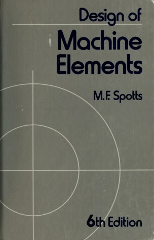 Book cover for Design of Machine Elements