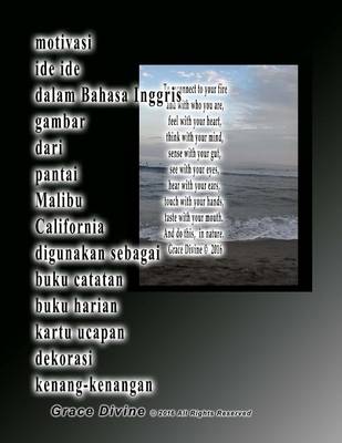 Book cover for Motivasi Ide Ide Dalam Bahasa Inggris Gambar Dari Pantai Malibu California Digunakan Sebagai Buku Catatan Buku Harian Kartu Ucapan Dekorasi Kenang-Kenangan