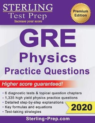 Book cover for Sterling Test Prep Physics GRE Practice Questions