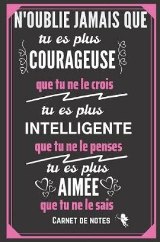 Cover of N'Oublie Jamais Que Tu Es Plus Courageuse Que Tu Ne le Crois