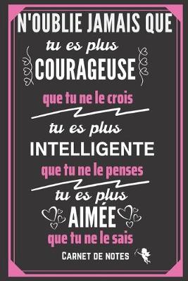 Book cover for N'Oublie Jamais Que Tu Es Plus Courageuse Que Tu Ne le Crois