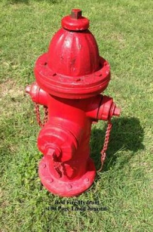 Cover of Red Fire Hydrant 100 Page Lined Journal