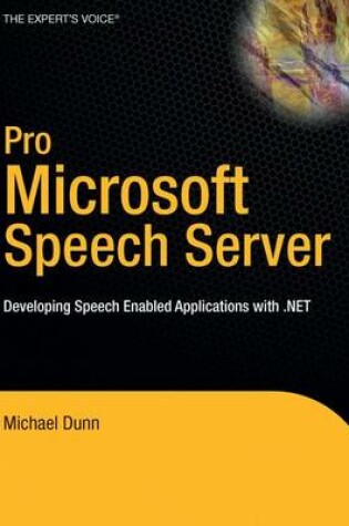 Cover of Pro Microsoft Speech Server 2007