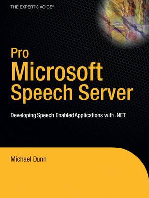 Book cover for Pro Microsoft Speech Server 2007