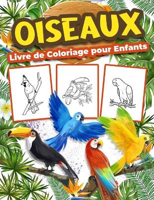 Book cover for Oiseaux Livre de Coloriage pour Enfants