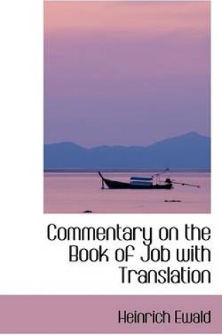 Cover of Commentary on the Book of Job with Translation