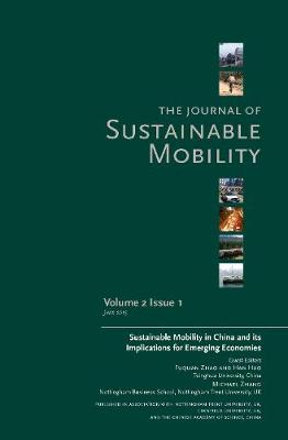 Book cover for Journal of Sustainable Mobility Vol. 2 Issue 1