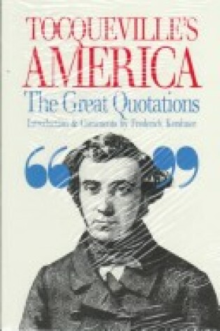 Cover of Tocqueville's America