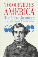 Book cover for Tocqueville's America