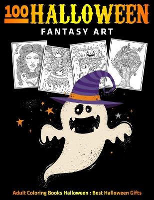 Book cover for 100 Halloween Fantasy Art