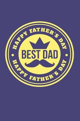 Book cover for Happy Father's Day. Best Dad