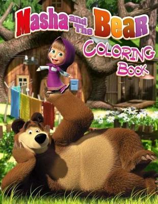 Book cover for Masha and the Bear Coloring Book