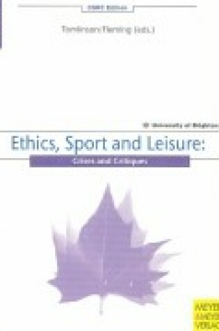 Cover of Ethics, Sport and Leisure