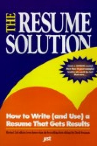 Cover of Resume Solution