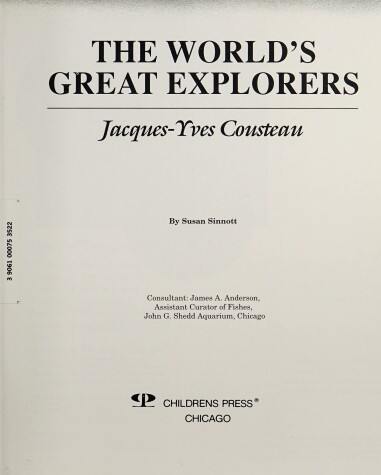 Book cover for Jacques-Yves Cousteau