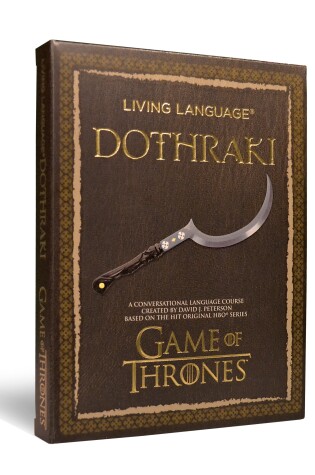 Cover of Living Language Dothraki