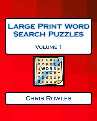 Book cover for Large Print Word Search Puzzles Volume 1