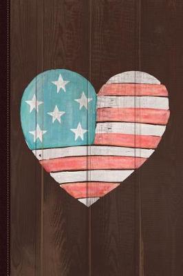 Book cover for Patriotic I Love the USA Flag Journal Notebook