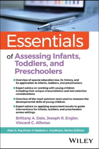 Cover of Essentials of Assessing Infants, Toddlers, and Pre-Schoolers