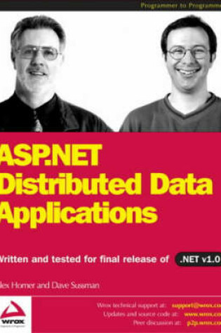 Cover of ASP.NET Distributed Data Applications