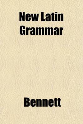 Book cover for New Latin Grammar