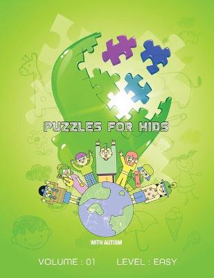 Book cover for Puzzles for kids with autism