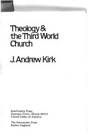 Cover of Theology & the Third World Church