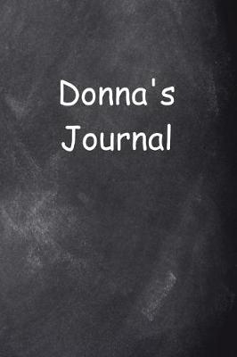 Cover of Donna Personalized Name Journal Custom Name Gift Idea Donna