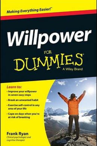 Cover of Willpower for Dummies