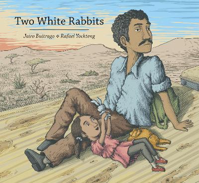 Two White Rabbits by Jairo Buitrago