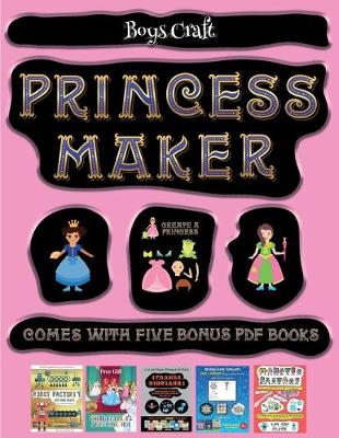 Book cover for Boys Craft (Princess Maker - Cut and Paste)