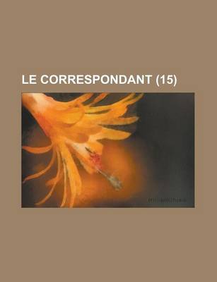 Book cover for Le Correspondant (15)
