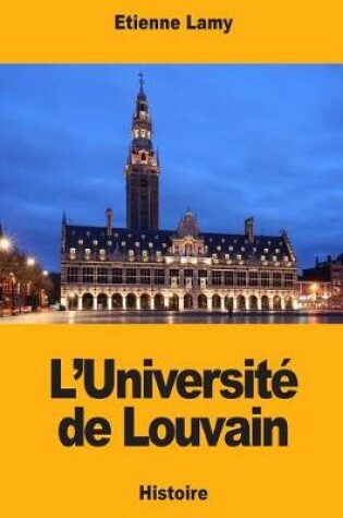 Cover of L'Universite de Louvain