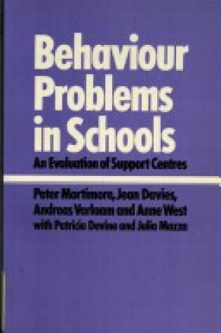 Cover of Behaviour Problems in Schools